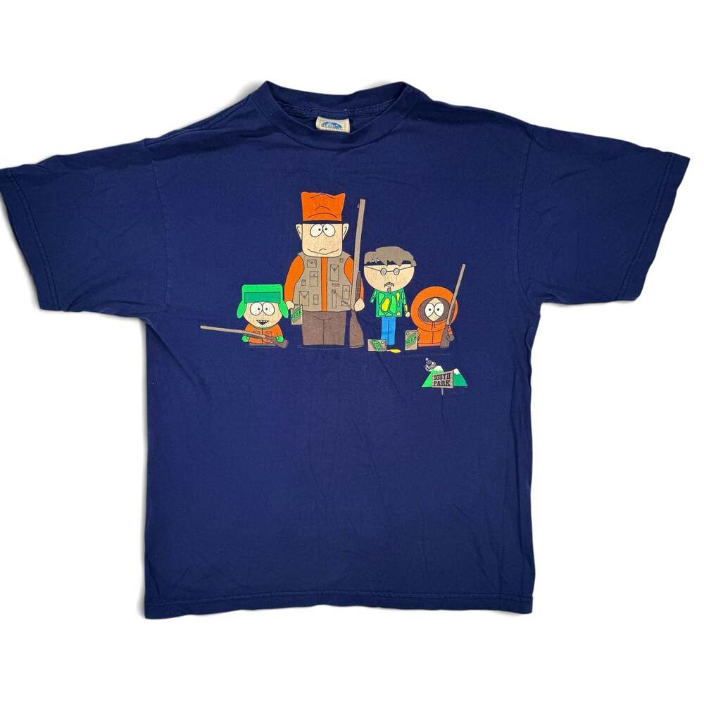 Vintage 90s South Park Hunting Sz. Large Graphic T-Shirt